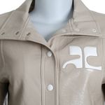 Jaqueta-Courreges-Iconic-Vinil-Creme-