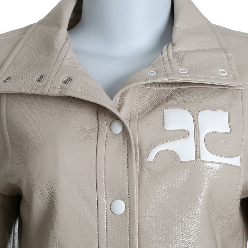 Jaqueta-Courreges-Iconic-Vinil-Creme-