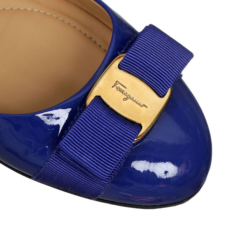 Sapatilha-Salvatore-Ferragamo-Verniz-Azul-