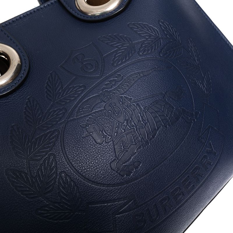 Bolsa-Burberry-Logo-Couro-Azul