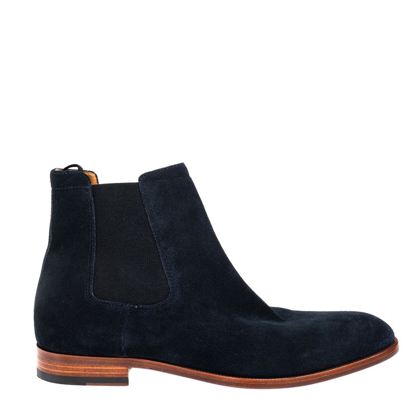 Bota-Hugo-Boss-Camurca-Azul