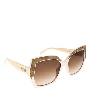 Óculos Emilio Pucci EP0140 Acetato Branco e Brilho