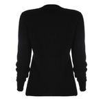 Sueter-Lingua-Franca-Cashmere-Bordado-Preto-