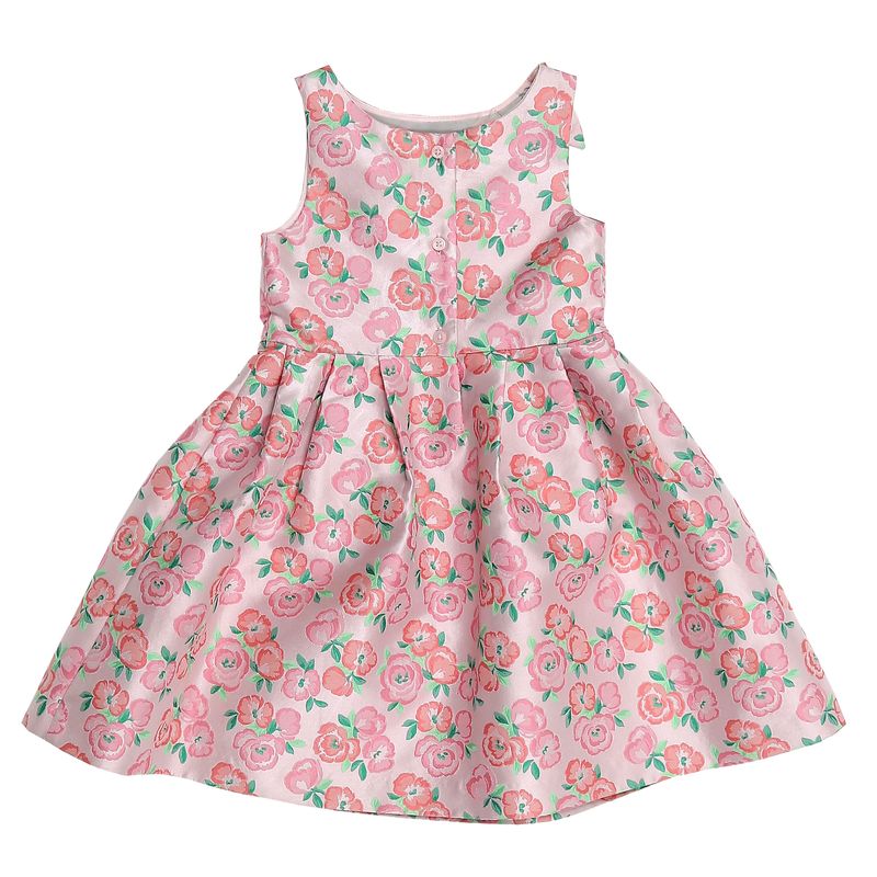 Vestido-Janie-and-Jack-Floral-com-Laco-Rosa