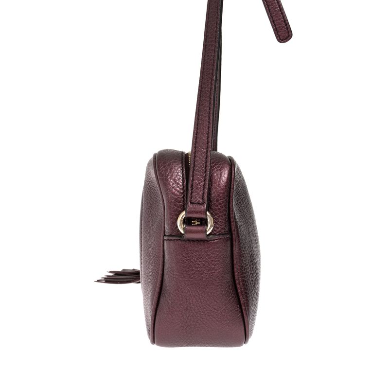 Bolsa-Gucci-Disco-Metalizada-Vinho