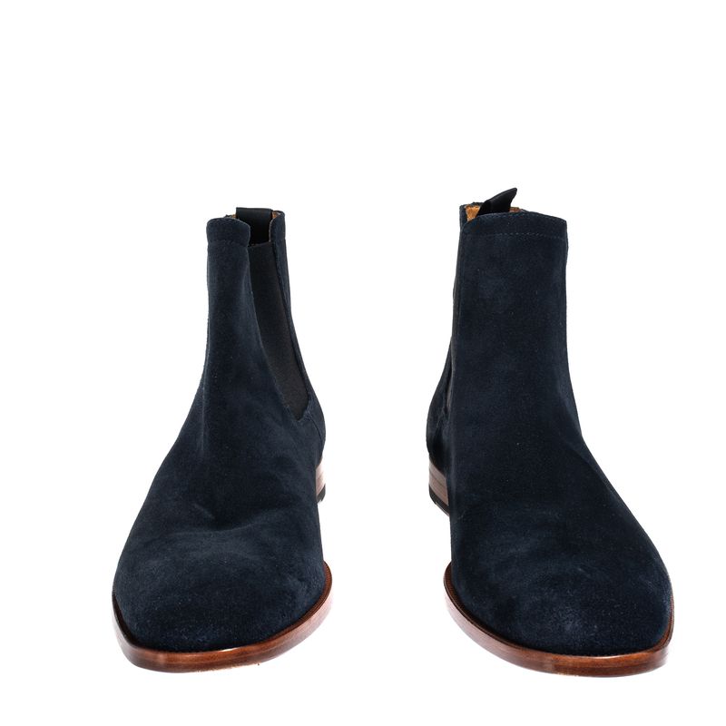 Bota-Hugo-Boss-Camurca-Azul
