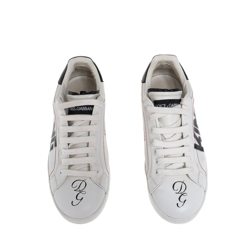 Tenis-Dolce---Gabbana-Portofino-King-Branco