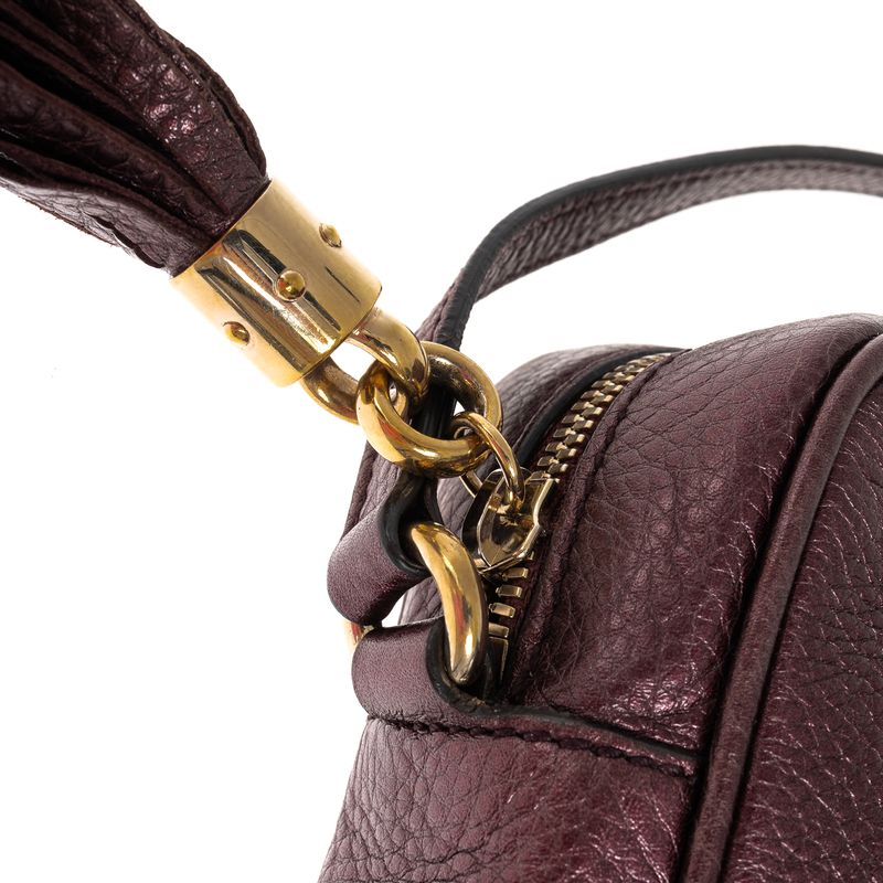 Bolsa-Gucci-Disco-Metalizada-Vinho