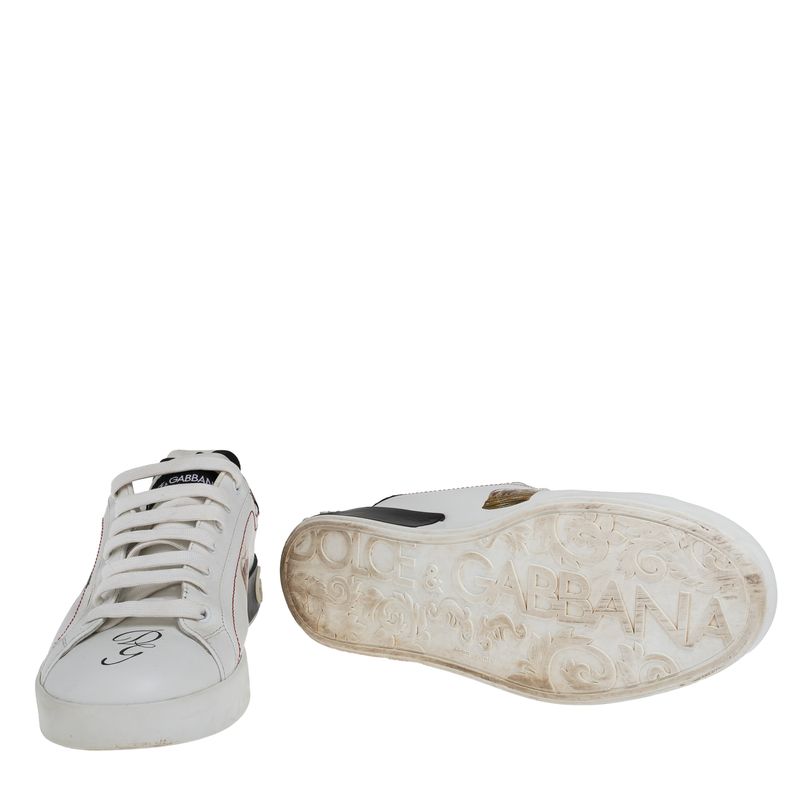 Tenis-Dolce---Gabbana-Portofino-King-Branco