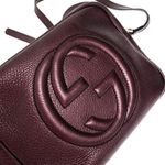 Bolsa-Gucci-Disco-Metalizada-Vinho