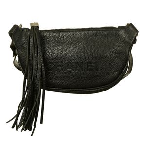 Bolsa Chanel Couro Preto