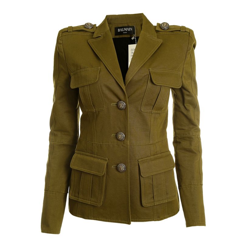 Blazer-Balmain-Sarja-Verde-