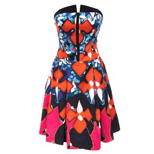 Vestido Peter Pilotto Sem Alça Estampado Colorido