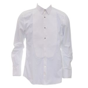 Camisa Dolce Gabbana Smoking Algodão Branca