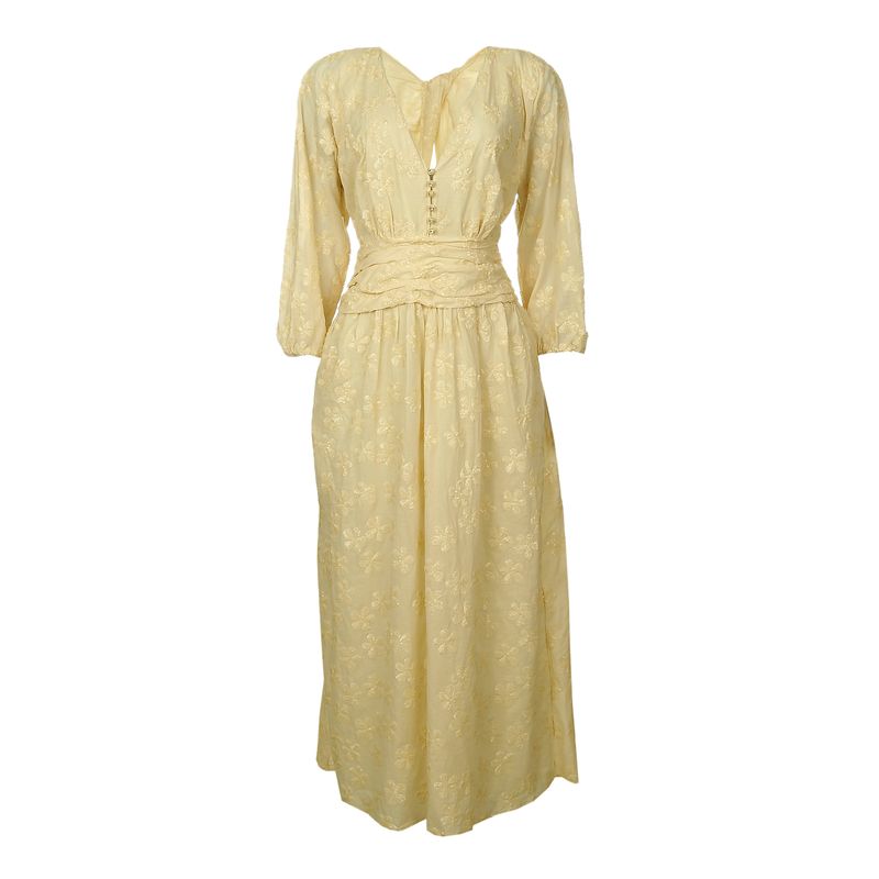 Vestido-Cris-Barros-Aplicacao-Floral-Bege-