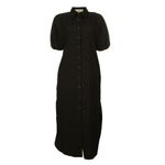 Chemise-Cris-Barros-Preta-Botoes-Morango-