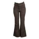 Calca-Mixed-com-Cinto-Tweed-Bordo
