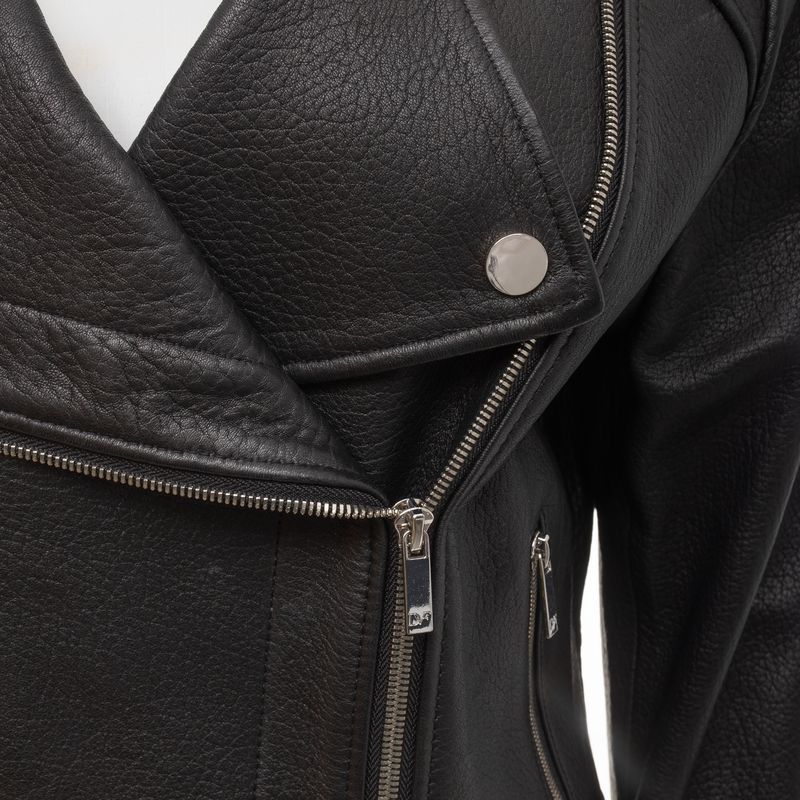 Jaqueta-Diane-Von-Furstenberg-Couro-Preto-