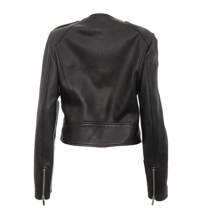Jaqueta-Diane-Von-Furstenberg-Couro-Preto-