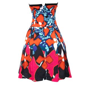 Vestido Peter Pilotto Sem Alça Estampado Colorido