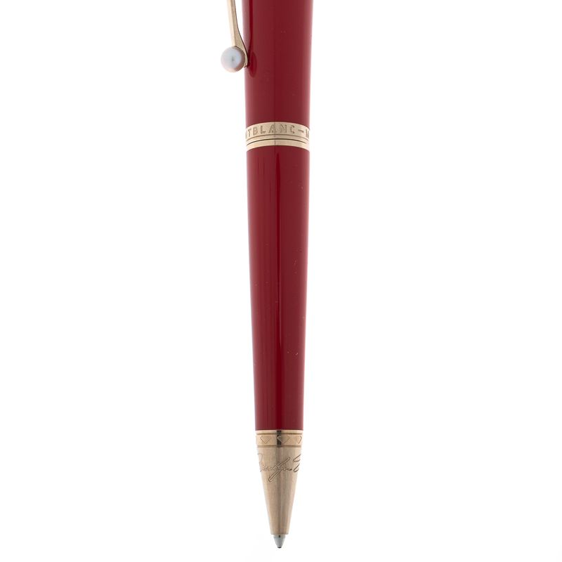 Caneta-Montblanc-Muses-Marilyn-Monroe-Esferografica-Vermelha
