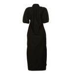 Chemise-Cris-Barros-Preta-Botoes-Morango-