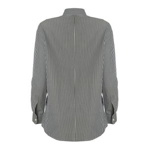 Camisa Egrey Listrada Azul e Branca