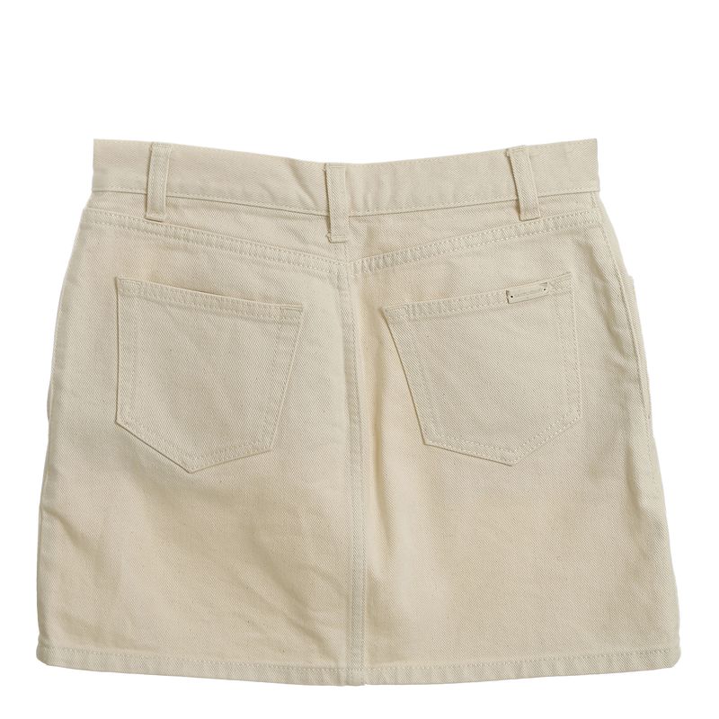 Saia-Saint-Laurent-Jeans-Creme