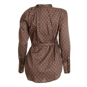 Camisa Poá Rosa e Roxo