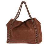 Bolsa-Chanel-Modern-Chain-Tote-Couro-Marrom
