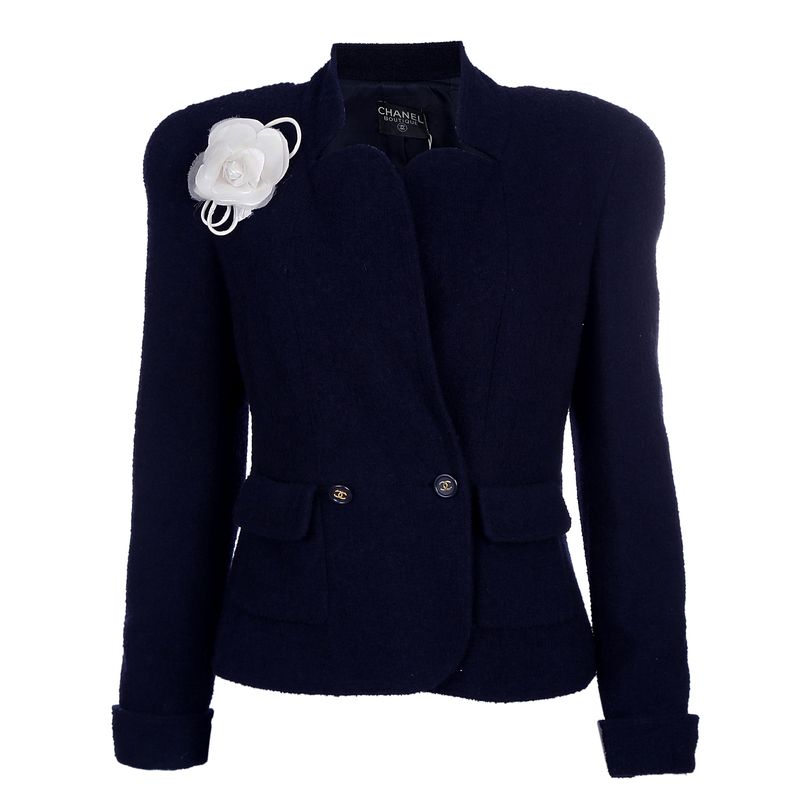 Blazer-Chanel-Tweed-Azul-Marinho-