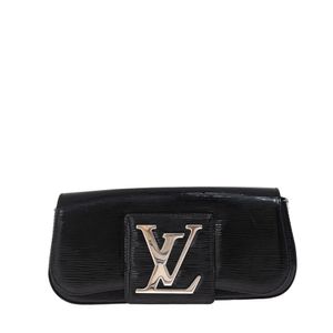 Bolsa Clutch Louis Vuitton SoBe Electric Epi Verniz Preta