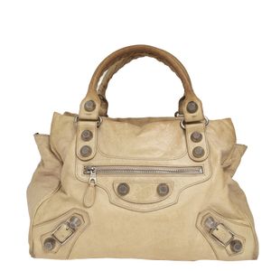 Bolsa Balenciaga Motocross Giant 21 Midday Bege
