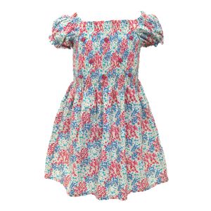 Vestido Paola da Vinci Infantil com Lenço Floral