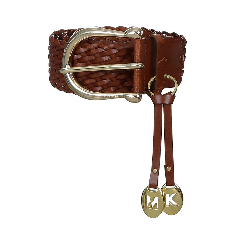 Cinto-Michael-Kors-Trancado-Couro-Marrom-