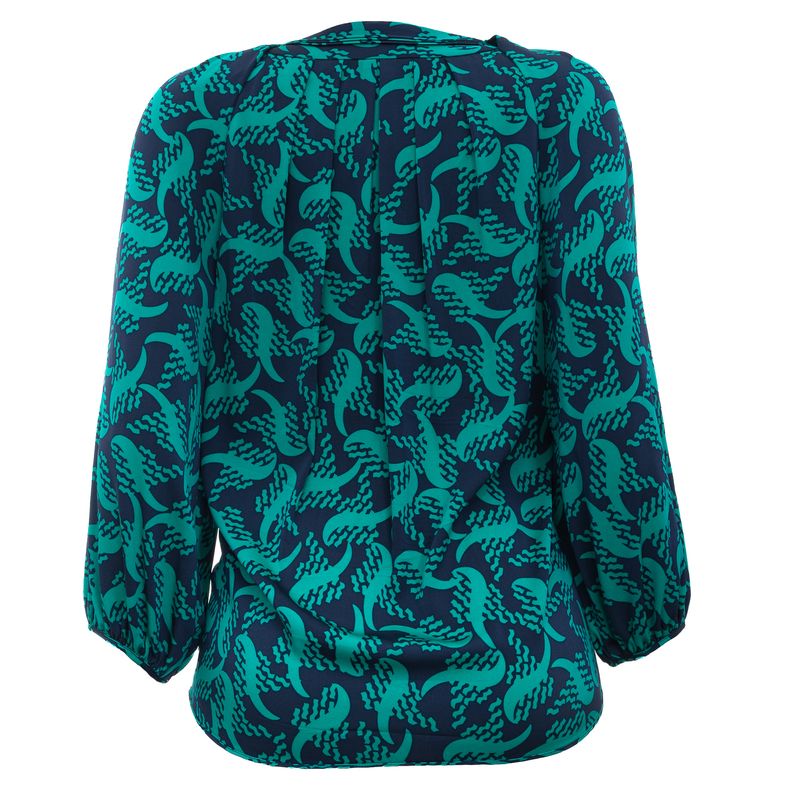 Camisa-Diane-von-Furstenberg-Estampada-Azul-e-Verde