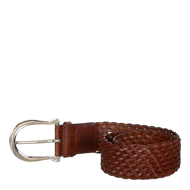 Cinto-Michael-Kors-Trancado-Couro-Marrom-