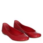 Sapatilha-Casadei-Couro-Exotico-Vermelho-