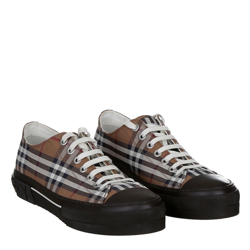 Tenis-Burberry-Housecheck-Marrom
