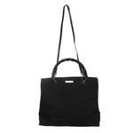 Bolsa-Gucci-Tote-Bambu-e-Tecido-Preto-