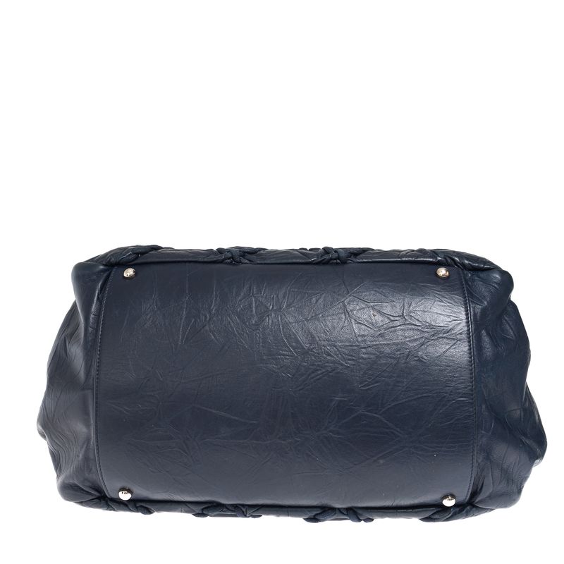 Bolsa-Chanel-Ultra-Stitch-Chain-Tote-Lambskin-Marinho
