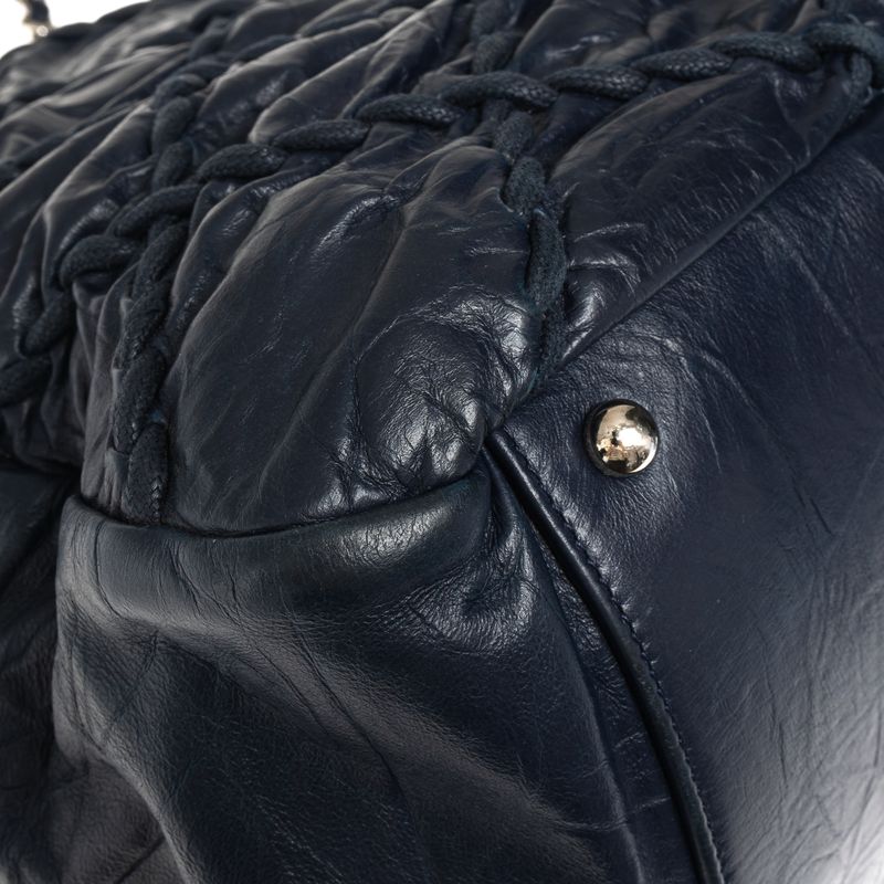 Bolsa-Chanel-Ultra-Stitch-Chain-Tote-Lambskin-Marinho