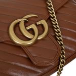 Bolsa-Gucci-GG-Marmont-Couro-Marrom