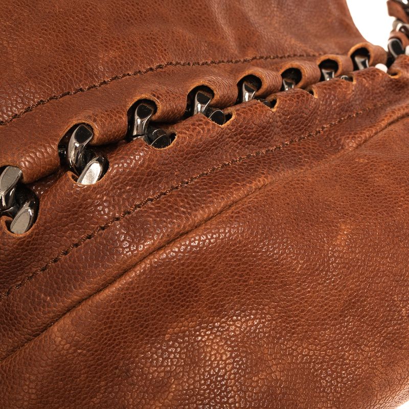 Bolsa-Chanel-Modern-Chain-Tote-Couro-Marrom