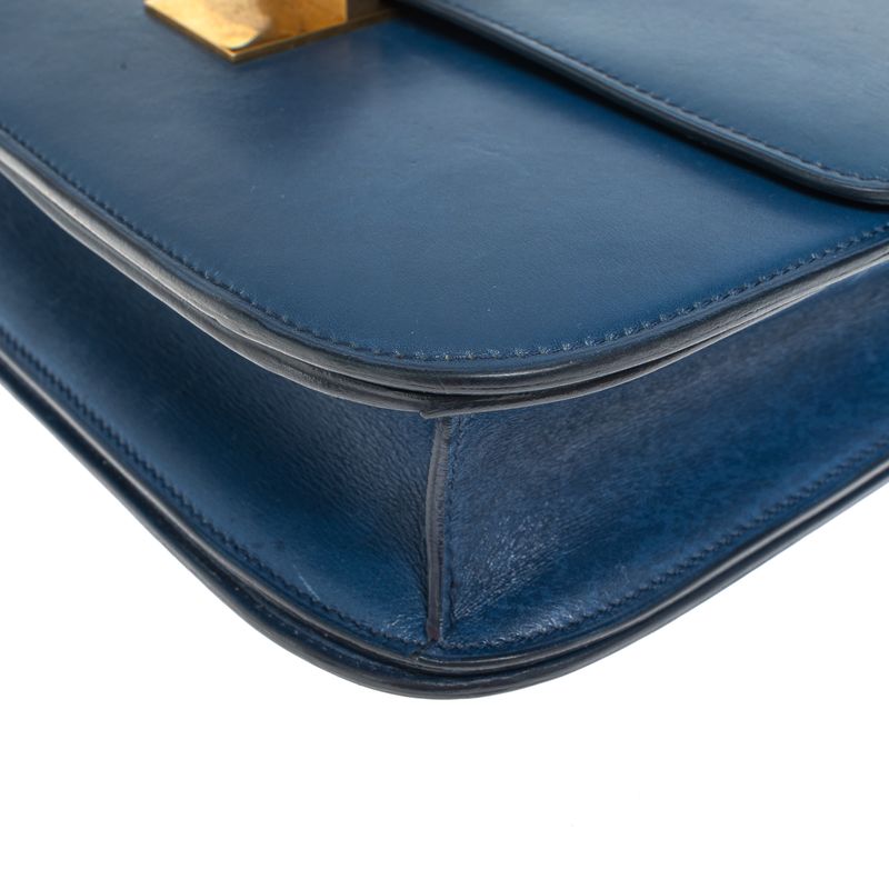 Bolsa-Celine-Classic-Box-Couro-Azul