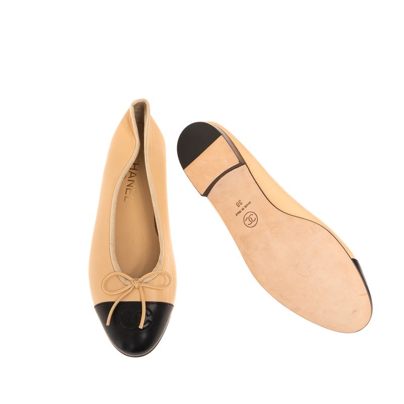 Sapatilha-Chanel-CC-Cap-Bicolor
