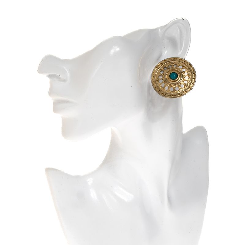 Brinco-de-Pressao-VIntage-Pedra-Azul-Circulo-Dourado