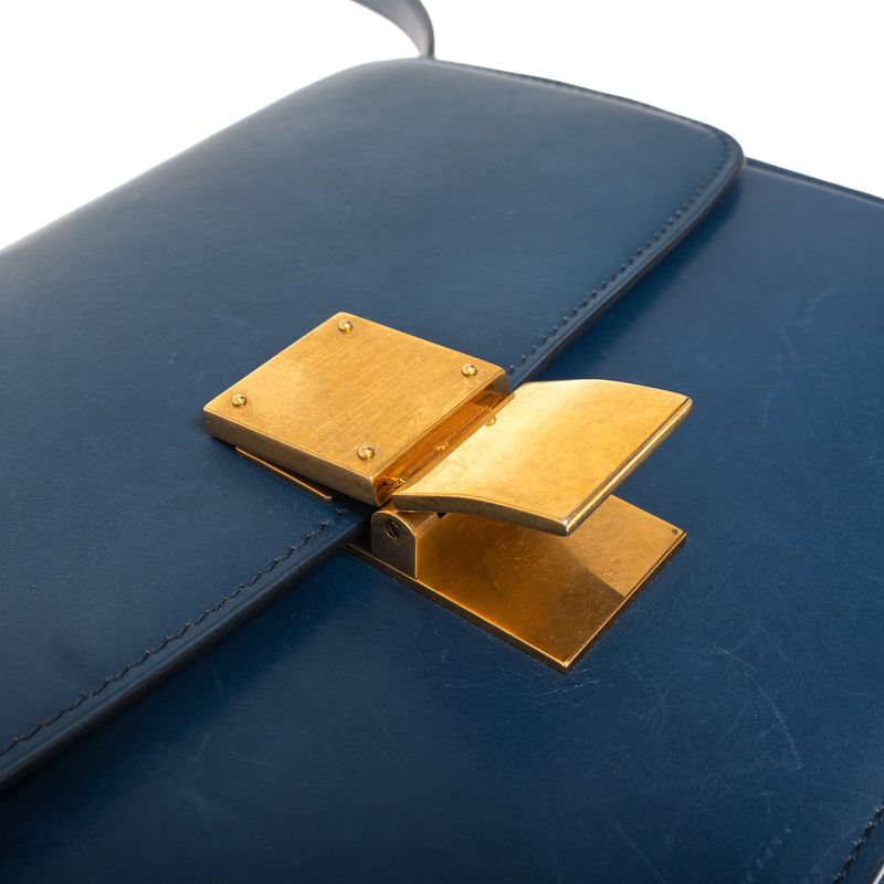 Bolsa-Celine-Classic-Box-Couro-Azul