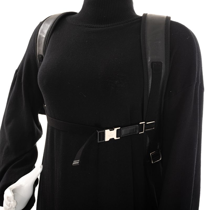 Mochila-Gucci-Guccissima-Couro-Preta