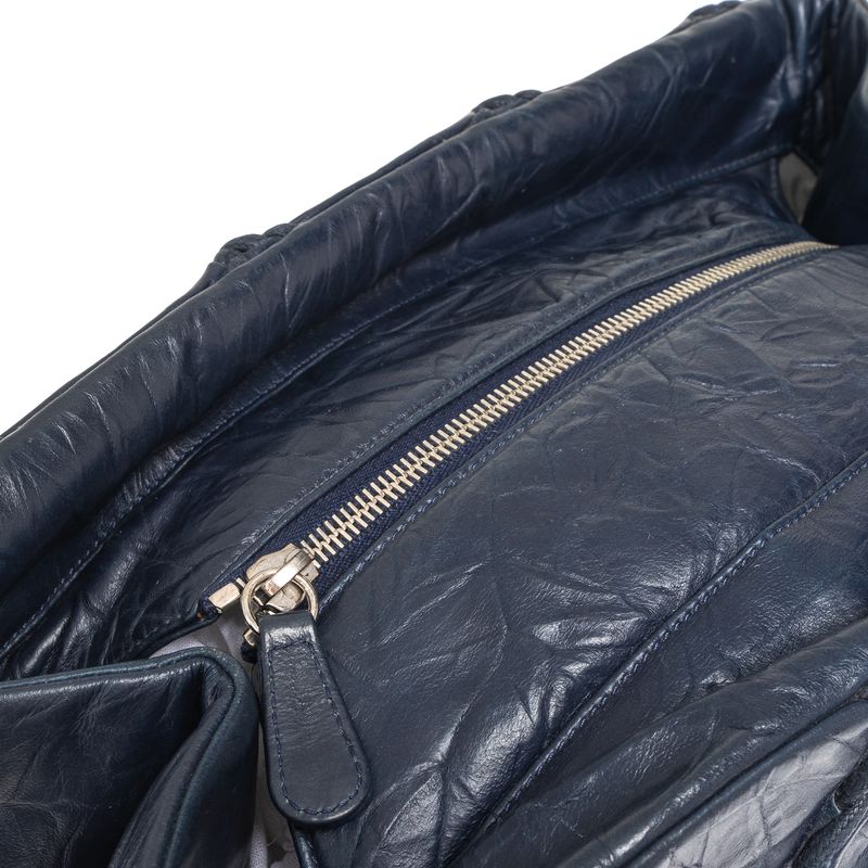 Bolsa-Chanel-Ultra-Stitch-Chain-Tote-Lambskin-Marinho